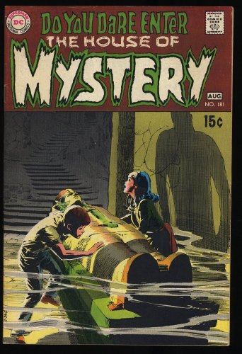 Cover Scan: House Of Mystery #181 VF- 7.5 Neal Adams Cover! DC Horror! - Item ID #349879