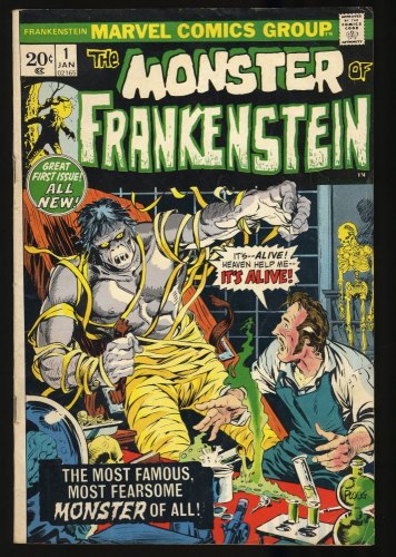 Cover Scan: Frankenstein #1 FN+ 6.5 Mike Ploog Cover and Beautiful Artwork! - Item ID #350011
