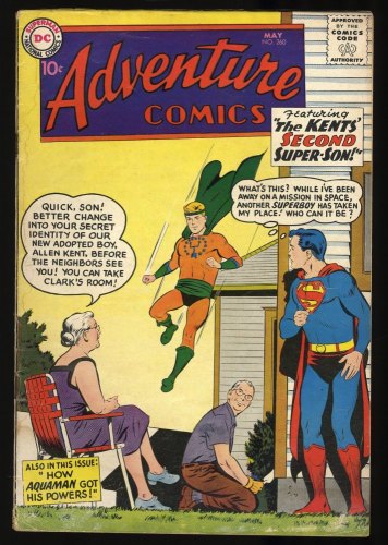 Cover Scan: Adventure Comics #260 VG- 3.5 1st Silver Age Aquaman! Swan/Kaye Cover! - Item ID #350035