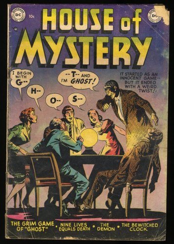 Cover Scan: House Of Mystery #11 GD- 1.8 DC Golden Age! - Item ID #350619
