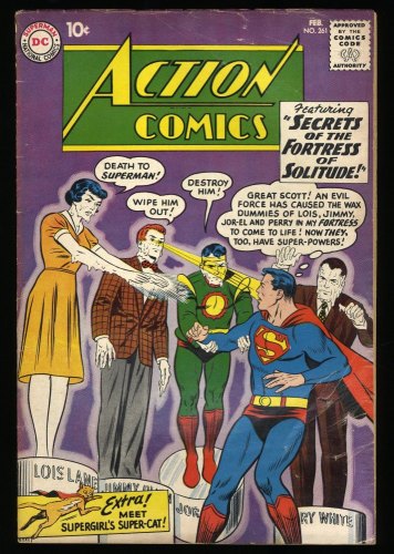 Cover Scan: Action Comics #261 VG- 3.5 1st Streaky Super Cat! Super-Girl Apperance! - Item ID #350652