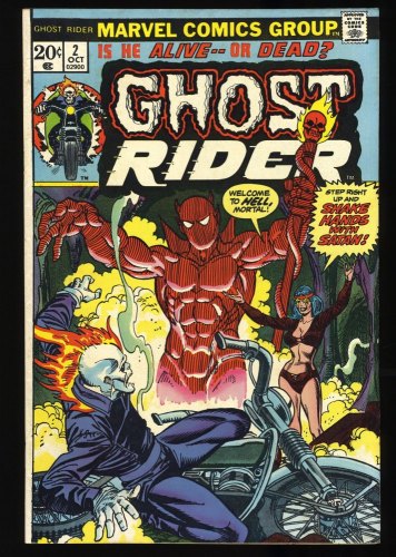 Cover Scan: Ghost Rider #2 VF+ 8.5 1st Appearance Daimon  Hellstorm! - Item ID #350739