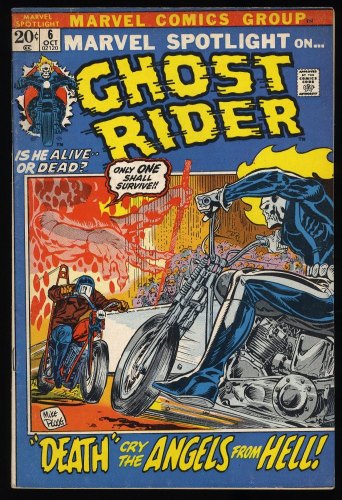 Cover Scan: Marvel Spotlight #6 FN/VF 7.0 2nd Full Appearance of Ghost Rider! - Item ID #350744