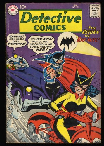 Cover Scan: Detective Comics #276 VG 4.0 2nd Bat-Mite! - Item ID #351048