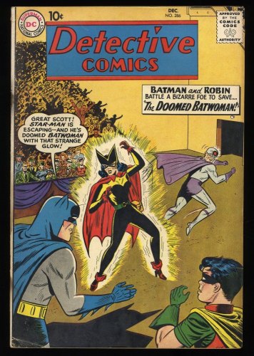 Cover Scan: Detective Comics #286 GD/VG 3.0 The Doomed Batwoman! Moldoff Cover - Item ID #351052