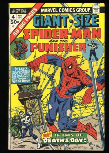 Cover Scan: Giant-Size Spider-Man #4 VF- 7.5 3rd Punisher! 1st Moses Magnum! - Item ID #351106