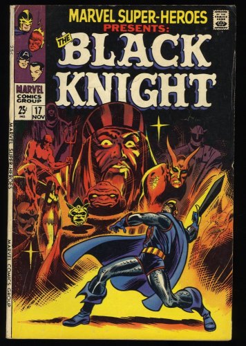 Cover Scan: Marvel Super-Heroes #17 FN 6.0 Black Knight! Buscema/Romita Cover! - Item ID #351132