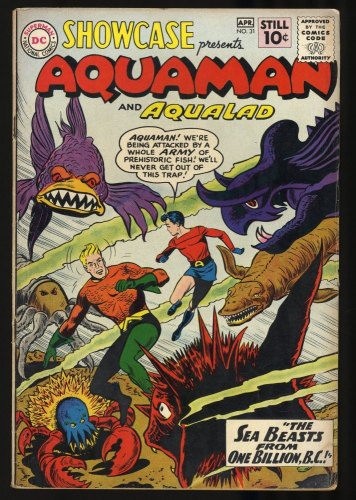 Cover Scan: Showcase #31 VG 4.0 Aquaman! Aqualad! Dillin/Moldoff Cover! - Item ID #351182
