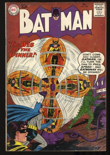 Cover Scan: Batman #129 VG 4.0 Batwoman! Origin of Robin! - Item ID #351188