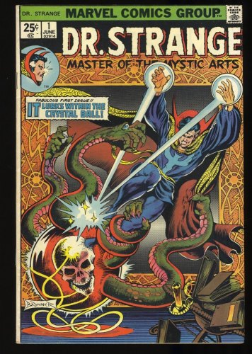 Cover Scan: Doctor Strange #1 VF+ 8.5 1st Silver Dagger! 1974 Dr. Strange! - Item ID #351244