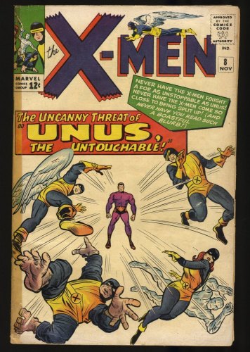 Cover Scan: X-Men #8 GD/VG 3.0 See Description (Qualified) - Item ID #351465