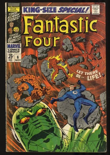 Cover Scan: Fantastic Four Annual #6 VG+ 4.5 1st Appearance Annihilus! - Item ID #351506