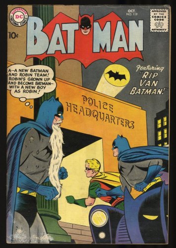 Cover Scan: Batman #119 VG+ 4.5 Swan/Kaye Cover! Batwoman Appearance!  - Item ID #351532