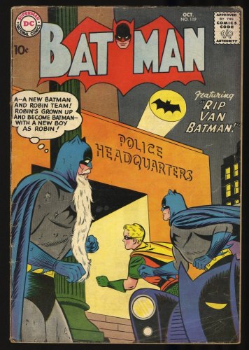 Cover Scan: Batman #119 VG 4.0 Swan/Kaye Cover! Batwoman Appearance!  - Item ID #351533