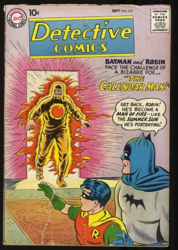 Cover Scan: Detective Comics (1937) #259 GD/VG 3.0 1st Appearance Calendar Man!  - Item ID #351534