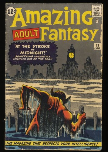 Cover Scan: Amazing Adult Fantasy #13 GD/VG 3.0 Classic Steve Ditko Cover! - Item ID #351582