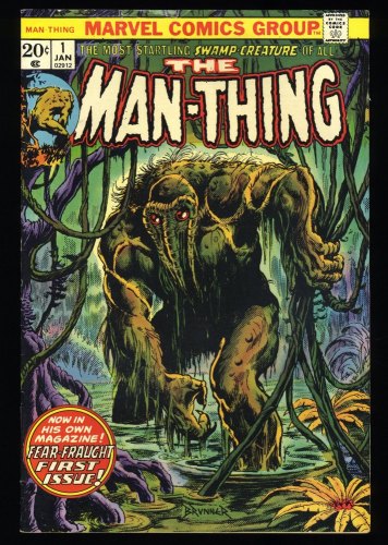 Cover Scan: Man-Thing (1974) #1 FN+ 6.5 2nd Appearance Howard the Duck! - Item ID #351623