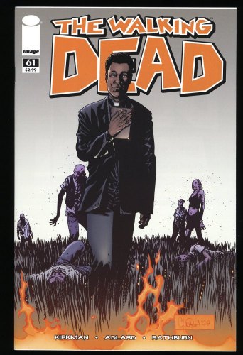 Cover Scan: Walking Dead #61 NM+ 9.6 1st Father Gabriel! - Item ID #353017