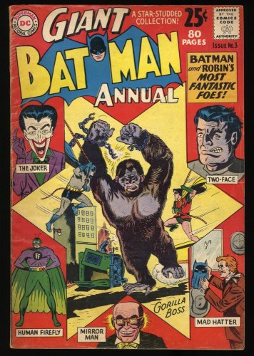 Cover Scan: Batman Annual #3 VG 4.0 Joker Appearance! - Item ID #353132