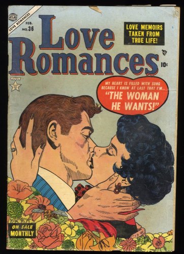 Cover Scan: Love Romances #36 GD/VG 3.0 Edited by Stan Lee!  - Item ID #353190