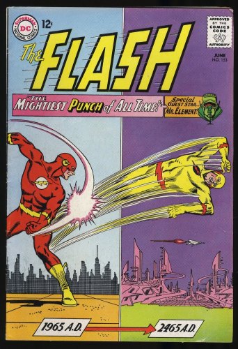 Cover Scan: Flash #153 VF- 7.5 Reverse Flash Professor Zoom! - Item ID #353236
