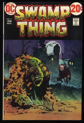 Cover Scan: Swamp Thing #4 VF 8.0 Classic Bernie Wrightson Art! Monster on the Moors! - Item ID #354053