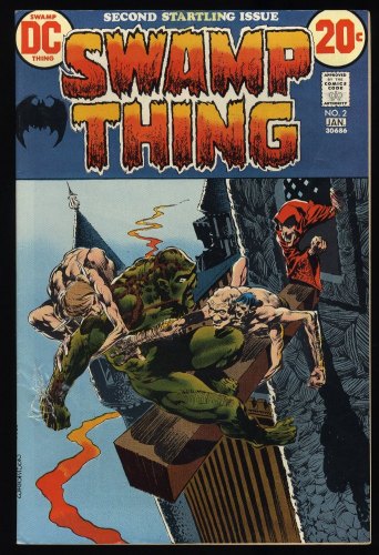 Cover Scan: Swamp Thing #2 FN+ 6.5 1st Appearance Patchwork Man! Wrightson Art! - Item ID #354055