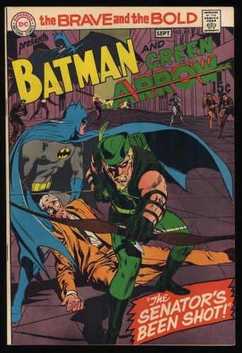 Cover Scan: Brave And The Bold #85 VF 8.0 Batman Green Arrow Team Up! - Item ID #354059