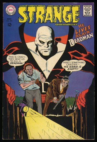 Cover Scan: Strange Adventures #206 FN+ 6.5 2nd Appearance Deadman Neal Adams Art! - Item ID #354289