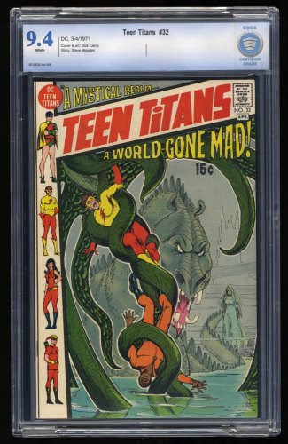 Cover Scan: Teen Titans #32 CBCS NM 9.4 White Pages - Item ID #355985