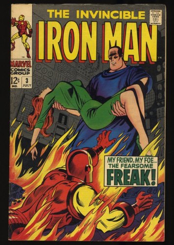 Cover Scan: Iron Man #3 FN+ 6.5 Johnny Craig Cover and Art! - Item ID #356460