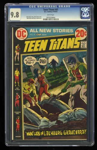 Cover Scan: Teen Titans #41 CGC NM/M 9.8 White Pages - Item ID #358473