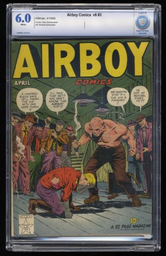 Cover Scan: Airboy Comics #3 CBCS FN 6.0 White Pages - Item ID #359052
