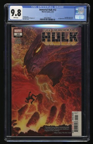 Cover Scan: Immortal Hulk #12 CGC NM/M 9.8 White Pages 1st One Below All! - Item ID #359450