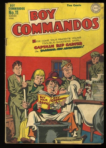 Cover Scan: Boy Commandos #11 GD+ 2.5 See Description (Qualified) Jack Kirby Cover! - Item ID #359753