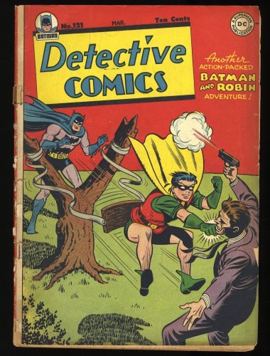 Cover Scan: Detective Comics #121 GD+ 2.5 Burnley/Paris Cover! Commissioner Gordon!  - Item ID #359759