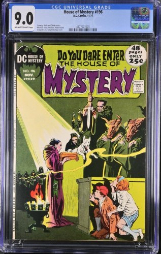 Cover Scan: House Of Mystery #196 CGC VF/NM 9.0 Nick Cardy Art! Tony deZuniga Cover - Item ID #359788