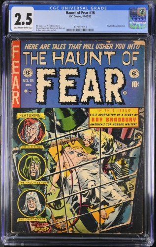 Cover Scan: Haunt of Fear v2 #16 CGC GD+ 2.5 Graham Engels Cover/Art! EC Horror! - Item ID #359798