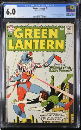 Cover Scan: Green Lantern (1960) #1 CGC FN 6.0 1st Guardians of The Universe! - Item ID #360284