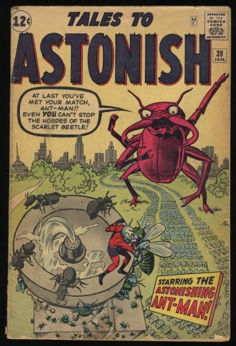 Cover Scan: Tales To Astonish #39 GD 2.0 1st Appearance of Scarlet Beetle! - Item ID #360607