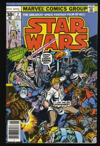 Cover Scan: Star Wars (1977) #2 FN/VF 7.0 1st Obi-Wan Kenobi Han Solo and Chewbacca!! - Item ID #361476