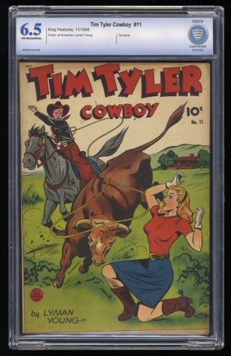 Cover Scan: Tim Tyler (1948) #11 CBCS FN+ 6.5 Off White to White - Item ID #363449