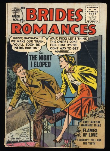 Cover Scan: Brides Romances #18 FN- 5.5 Matt Baker Art! - Item ID #363624