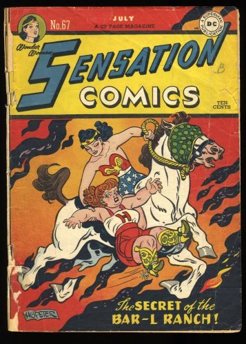 Cover Scan: Sensation Comics #67 FA/GD 1.5 - Item ID #363646