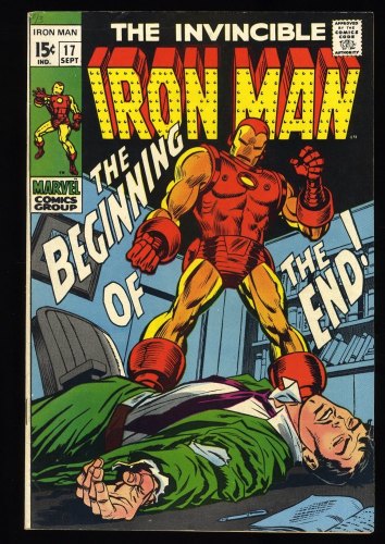 Cover Scan: Iron Man #17 VF- 7.5 1st Appearance Madame Masque! - Item ID #364280