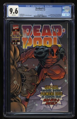 Cover Scan: Deadpool (1997) #1 CGC NM+ 9.6 McGuinness Art! 1st Appearance Blind Al! - Item ID #366313