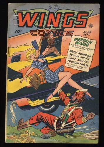 Cover Scan: Wings comics #85 VG- 3.5 See Description (Qualified) - Item ID #367220