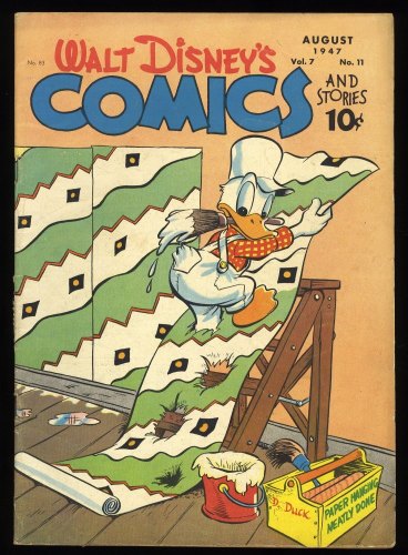 Cover Scan: Walt Disney's Comics And Stories #83 FN+ 6.5 Donald Duck Kelly Carl Barks Art! - Item ID #367232
