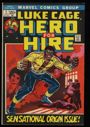 Cover Scan: Hero For Hire #1 FN+ 6.5 1st Appearance Luke Cage! - Item ID #367934