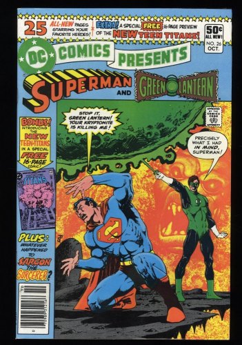 Cover Scan: DC Comics Presents #26 VF+ 8.5 Variant 1st Appearance New Teen Titans! - Item ID #367957